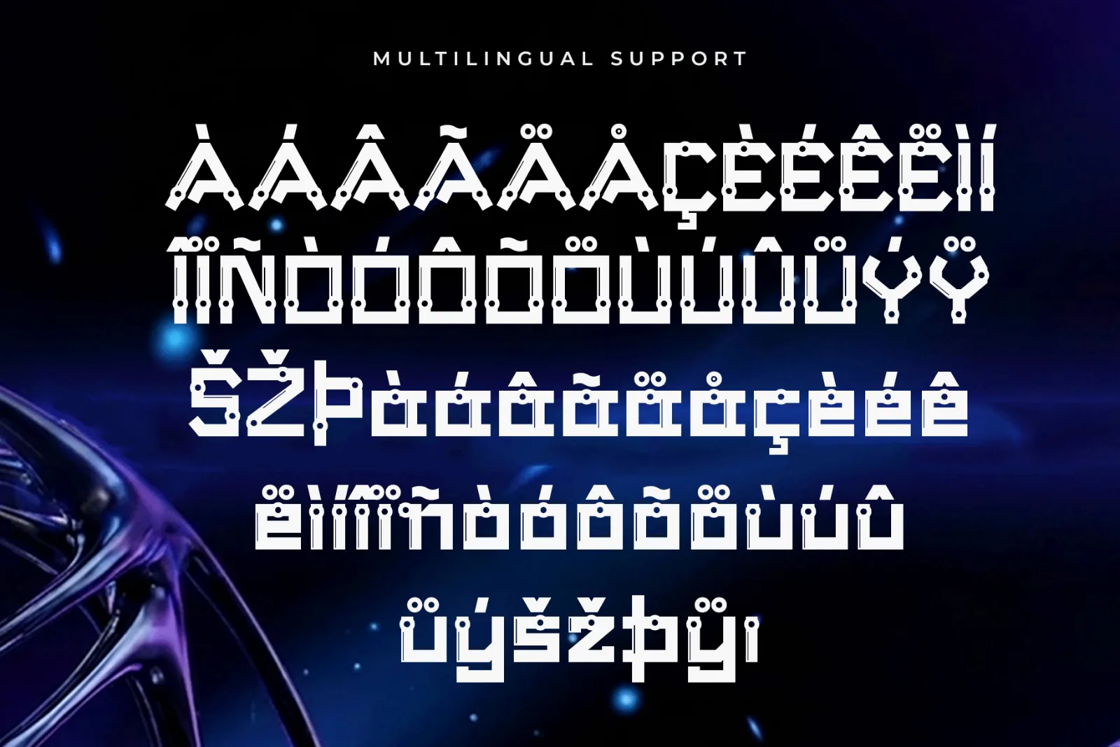Vexion – Modern Futuristic Tech Display Font (preview 5 of 5)