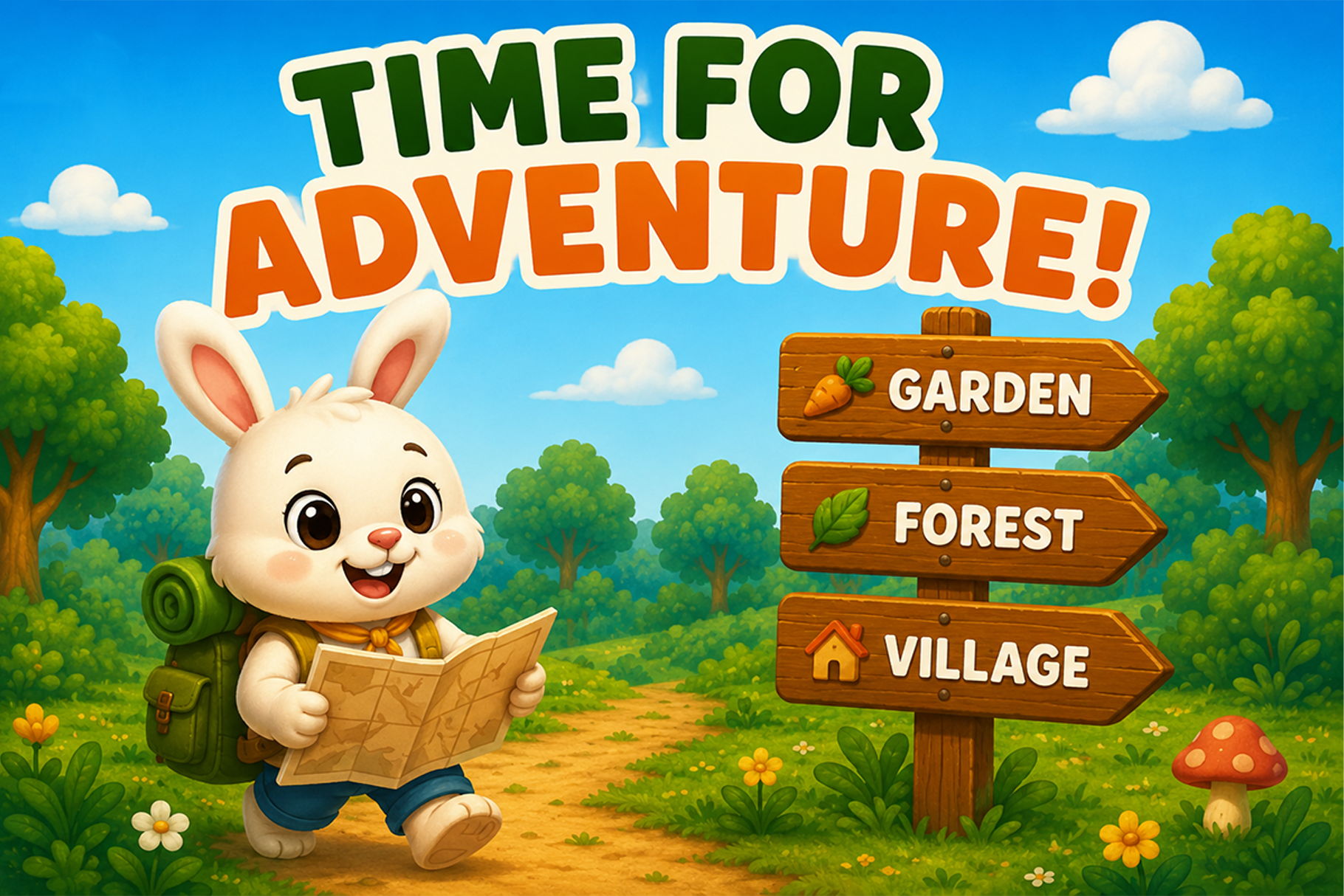 Carrot Quest – Fun Kids Display Font (preview 3 of 5)