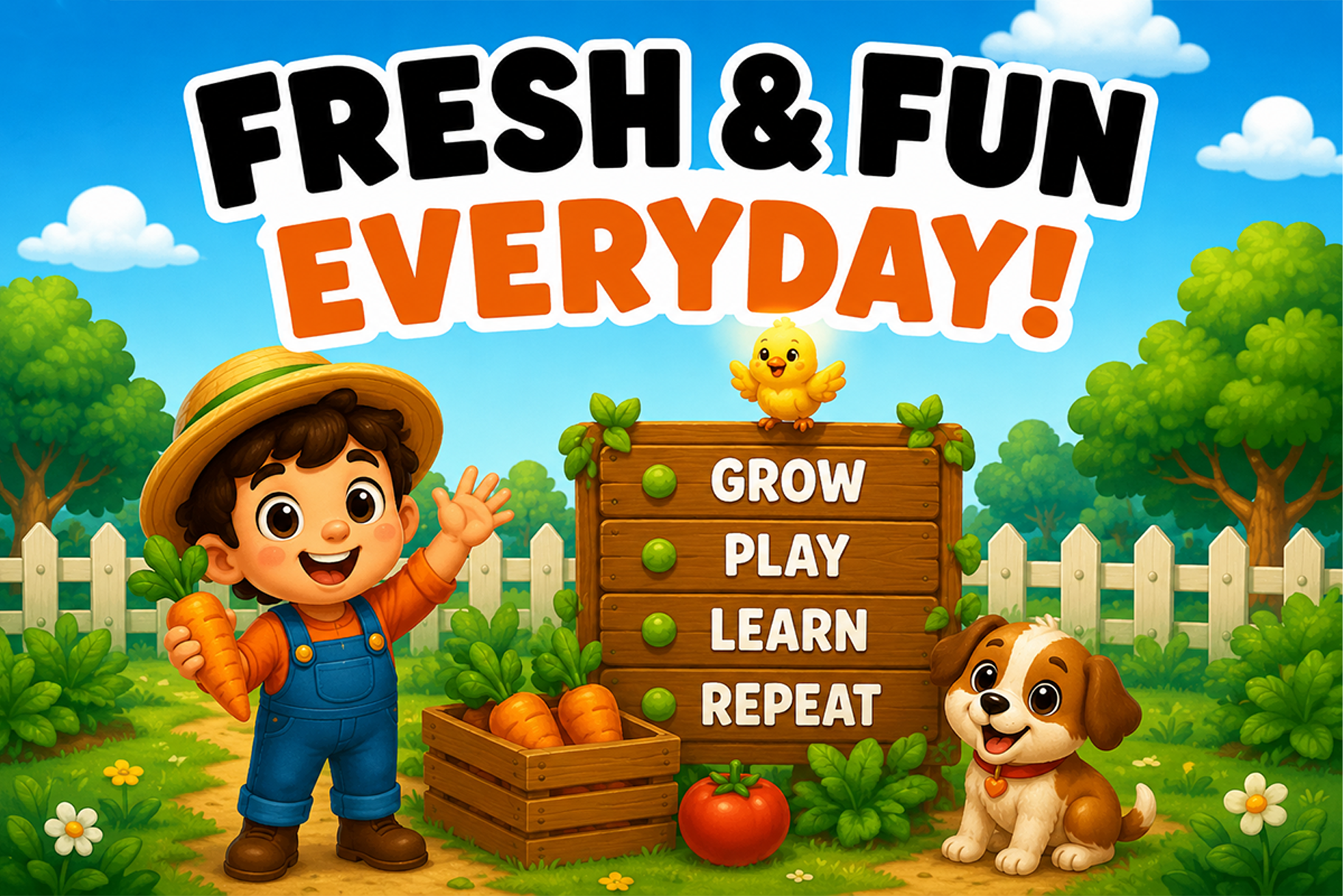 Carrot Quest – Fun Kids Display Font (preview 2 of 5)