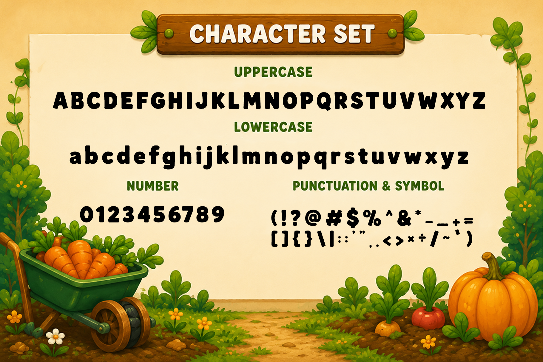 Carrot Quest – Fun Kids Display Font (preview 4 of 5)