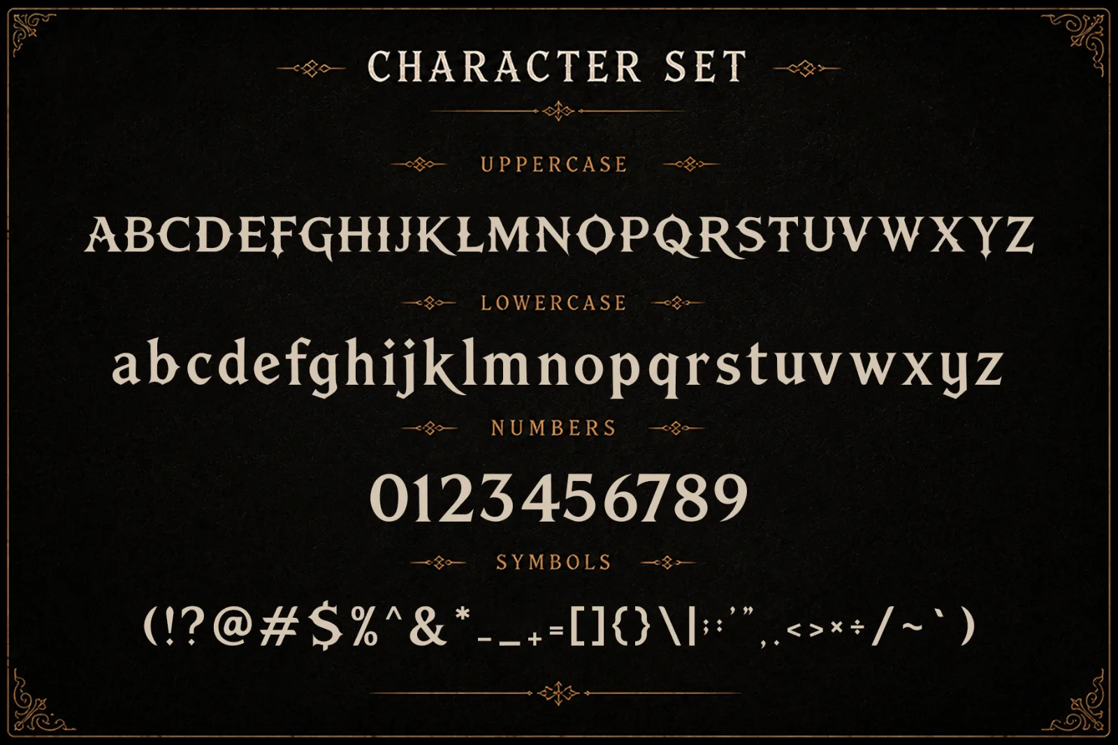 Iron Realm – Fantasy Display Serif Font (preview 4 of 5)