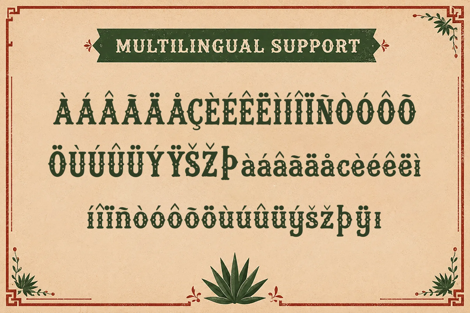 Fiesta Mexico – Mexican Inspired Display Font (preview 5 of 5)