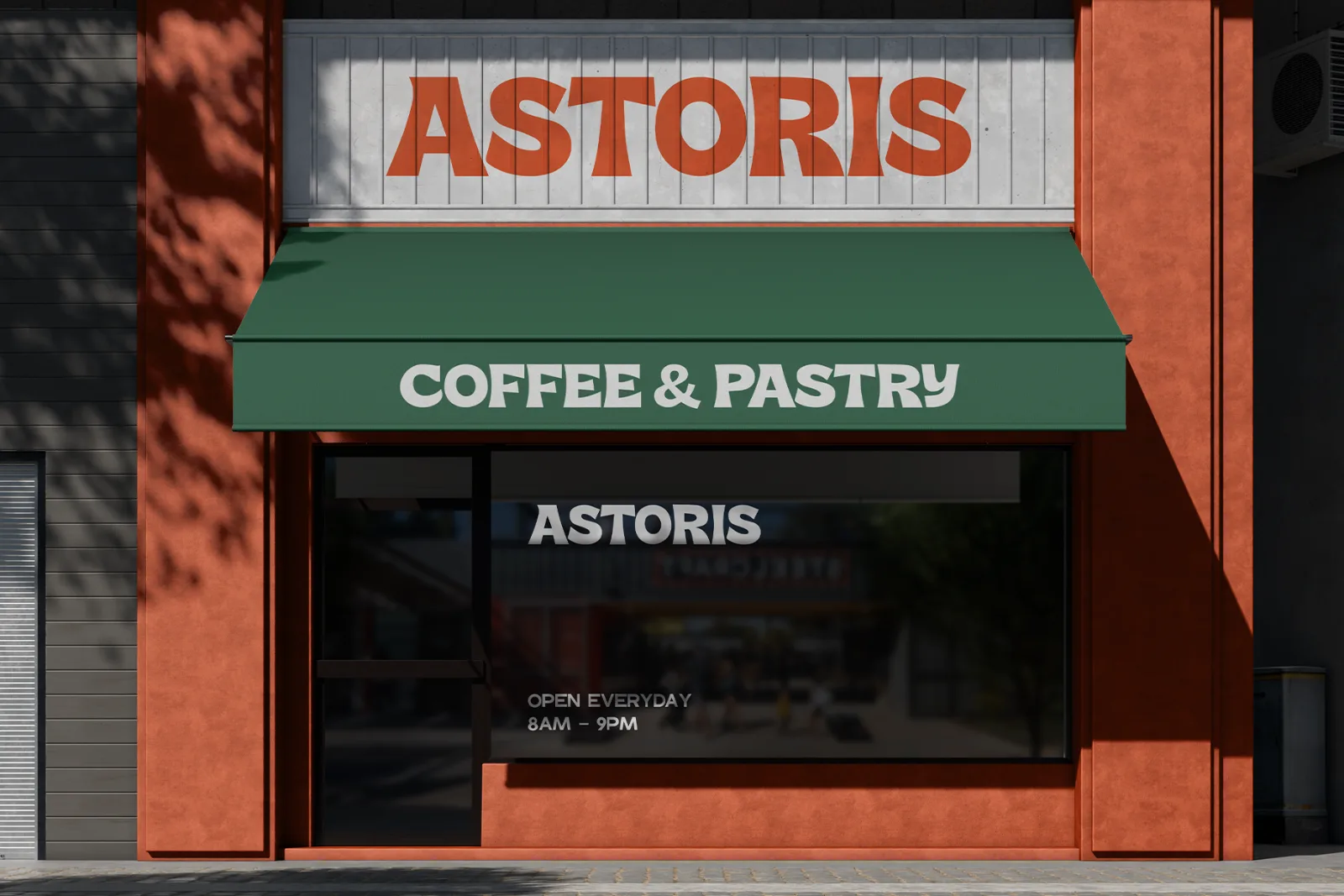 Morning Latte – Retro Coffee Display Font (preview 2 of 5)