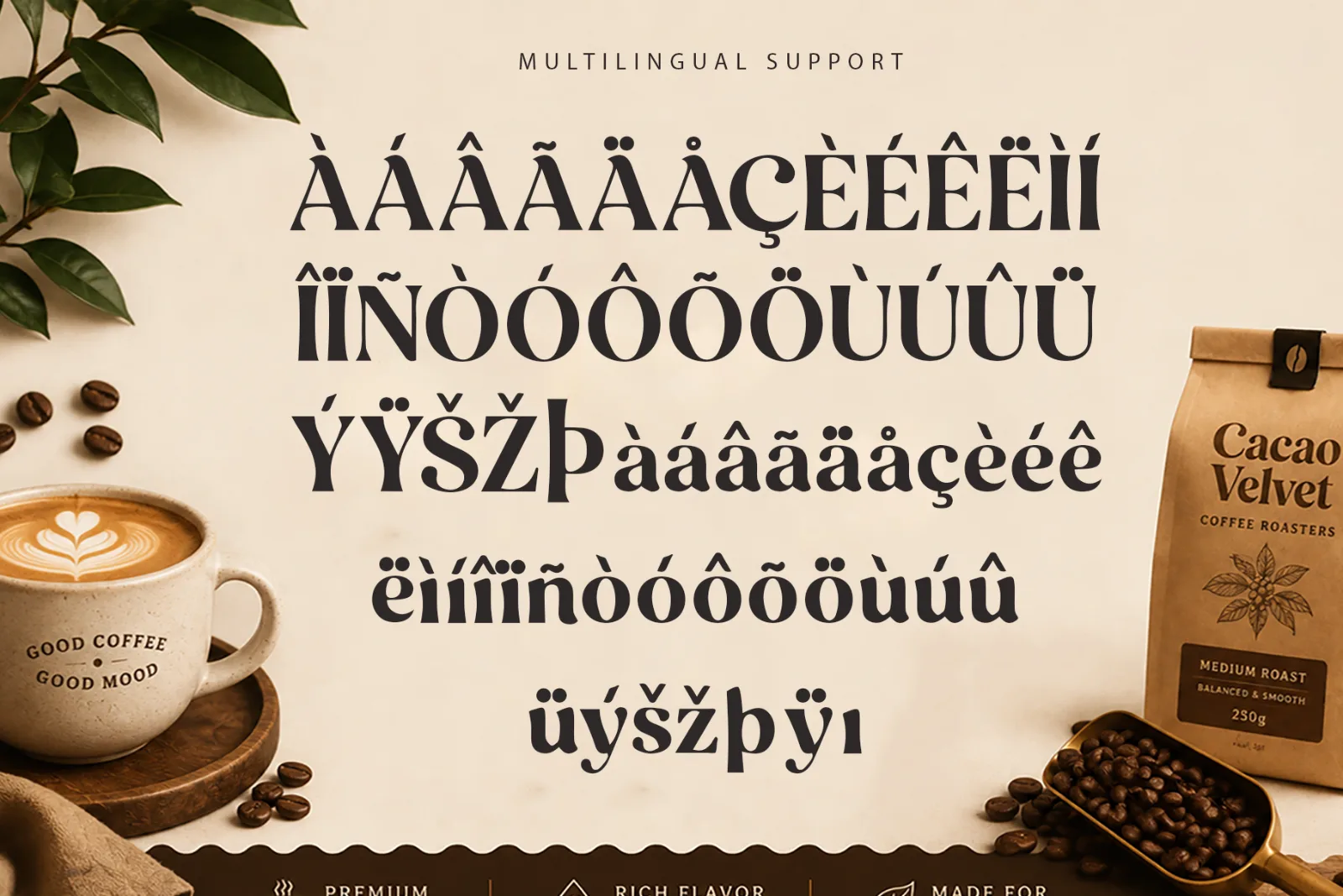Cacao Velvet – Modern Elegant Serif Font (preview 5 of 5)