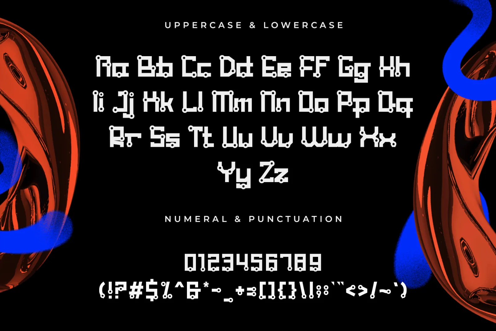 Axonic – Modern Futuristic Tech Display Font (preview 4 of 5)