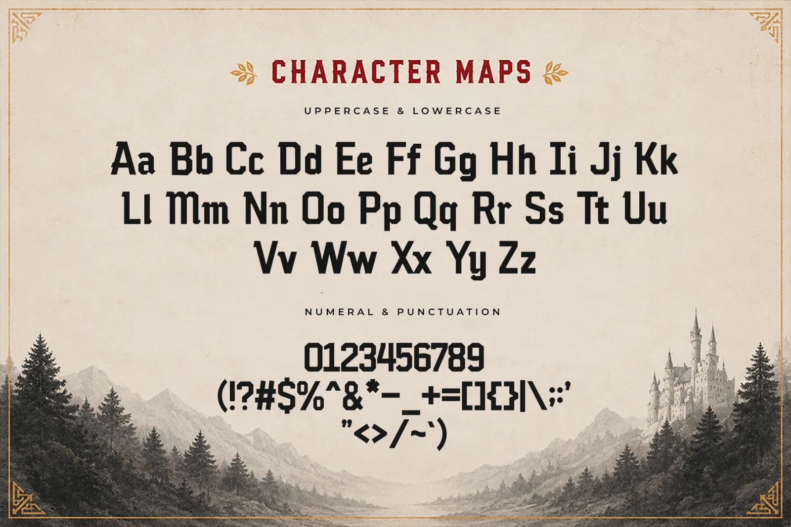 Berg Werk – German Inspired Display Font (preview 4 of 5)