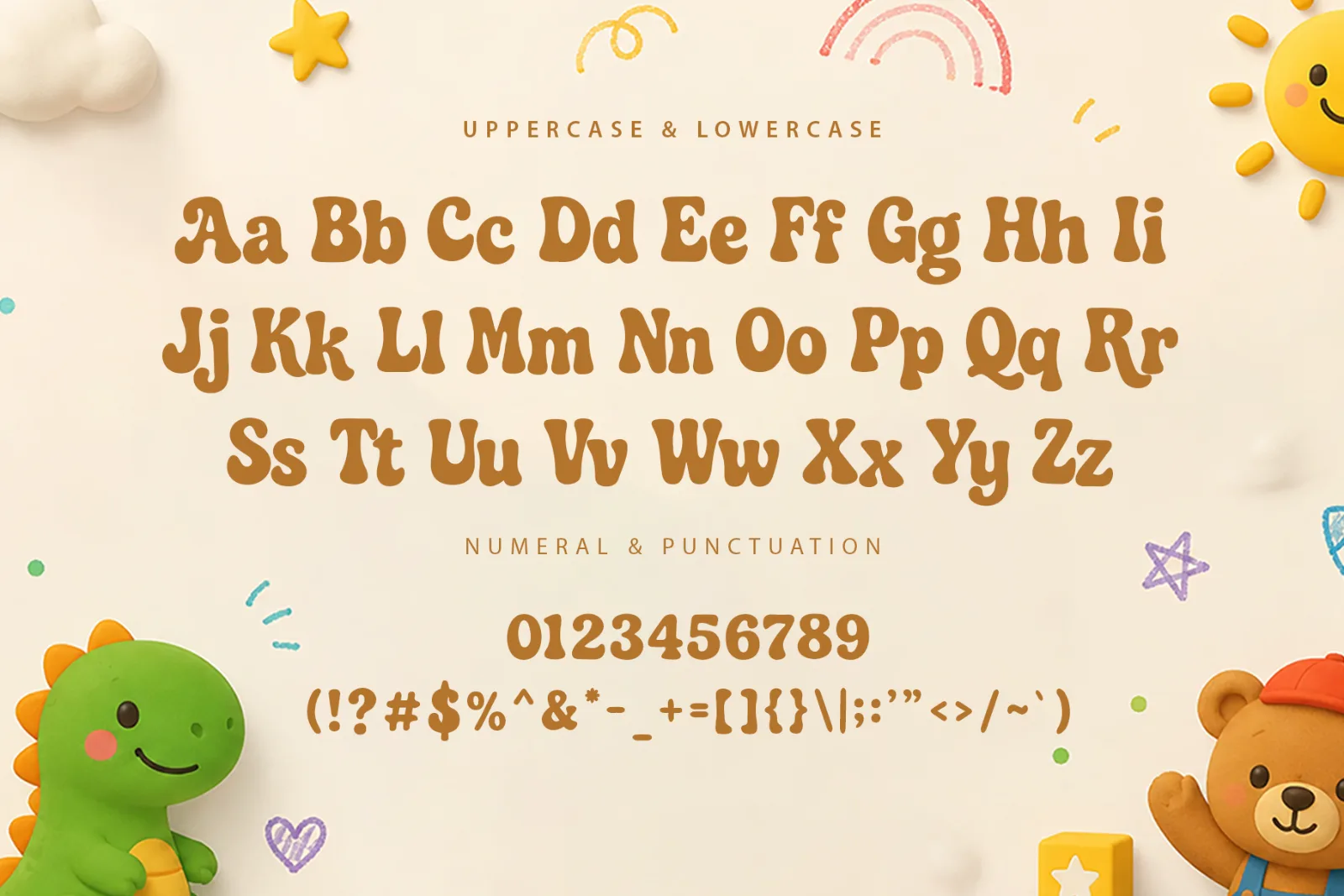 Mellow Pop – Modern Kids Display Font (preview 4 of 5)