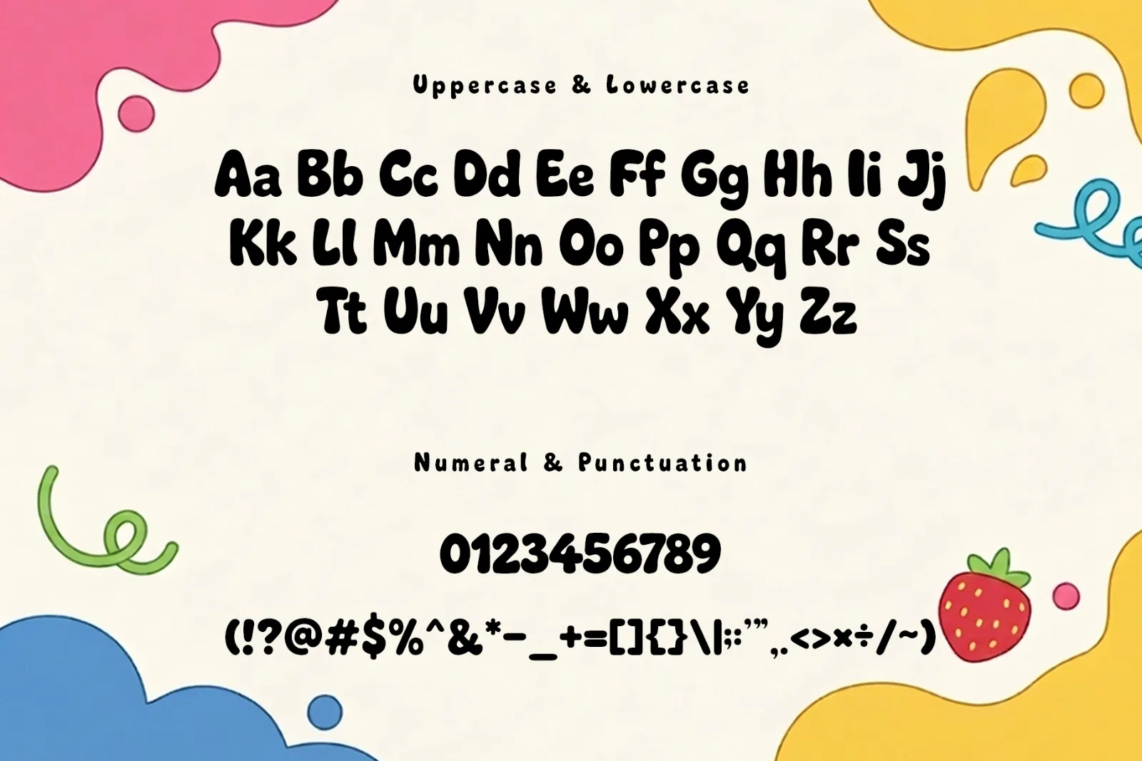 Fizzberry – Cute Playful Kids Display Font (preview 4 of 5)
