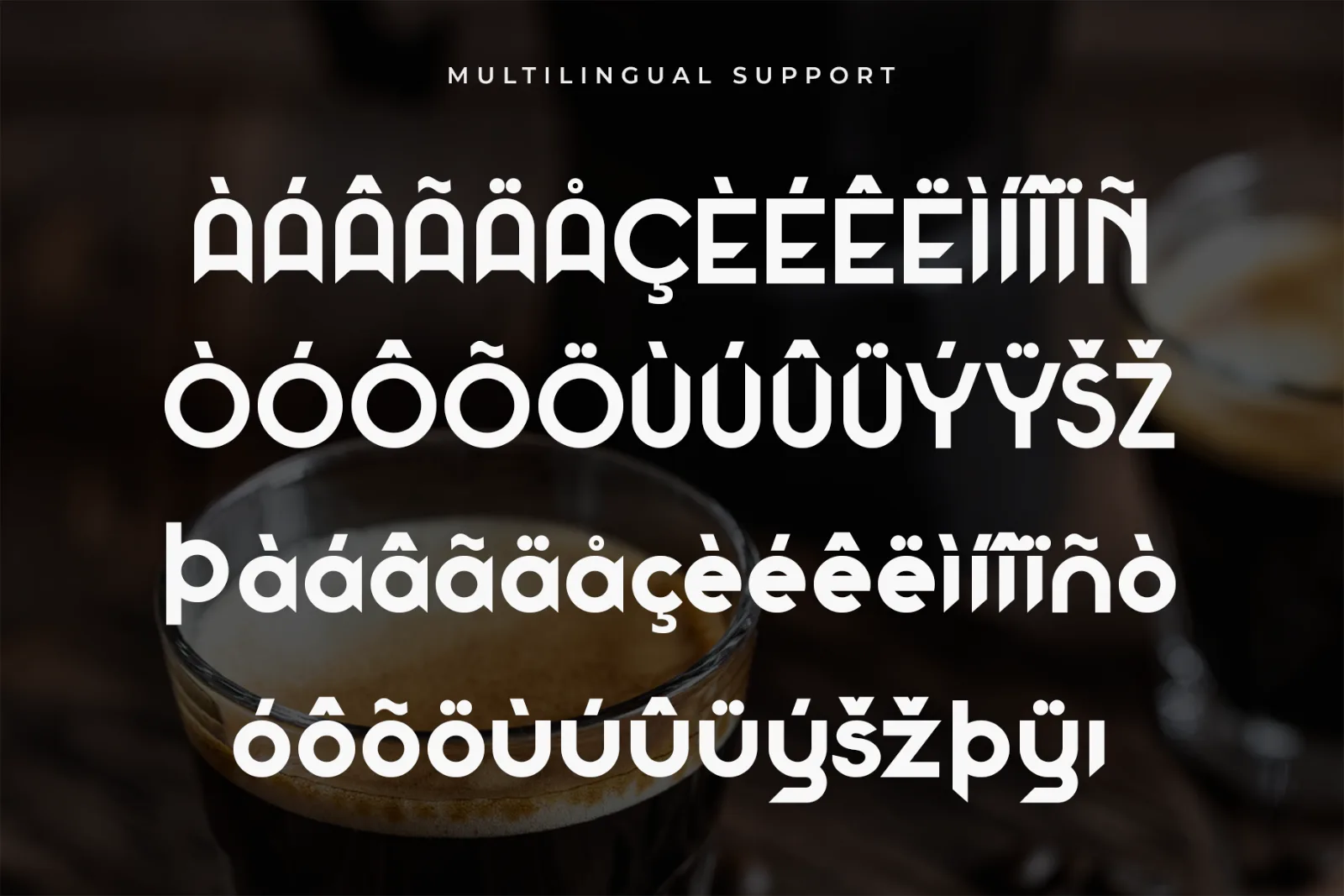 Espresso – Modern Bold Display Font (preview 5 of 5)