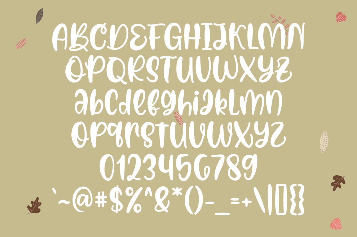 Little King Owl Font Cute (preview 4 of 5)