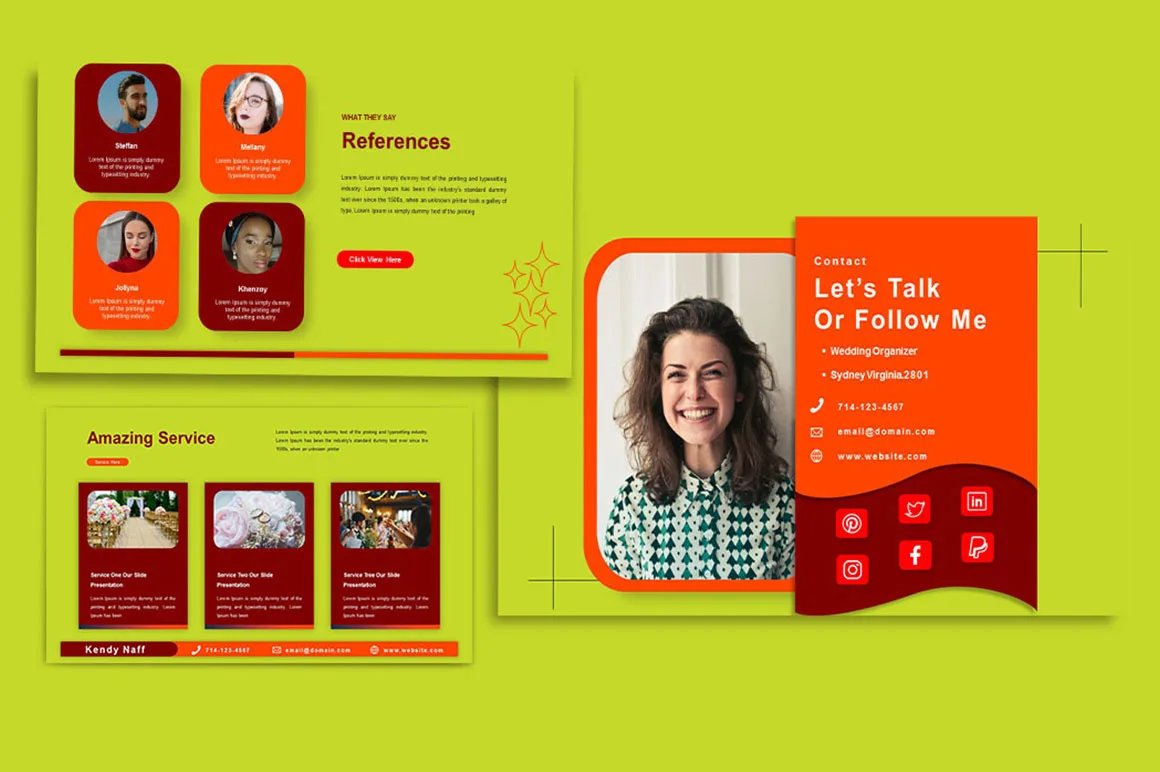 Resume Powerpoint Template (preview 4 of 4)