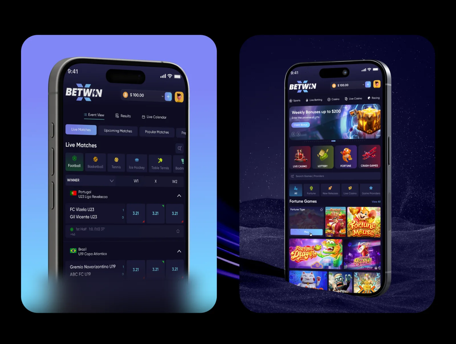 Betwin: Sports & Casino Betting Mobile App UI-Kit - Figma (preview 4 of 4)