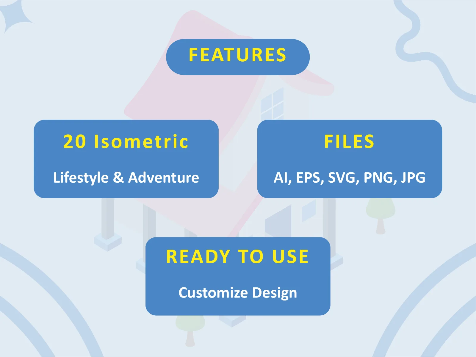 20 Isometric Smart City & Architecture Illustrations (preview 3 of 6)