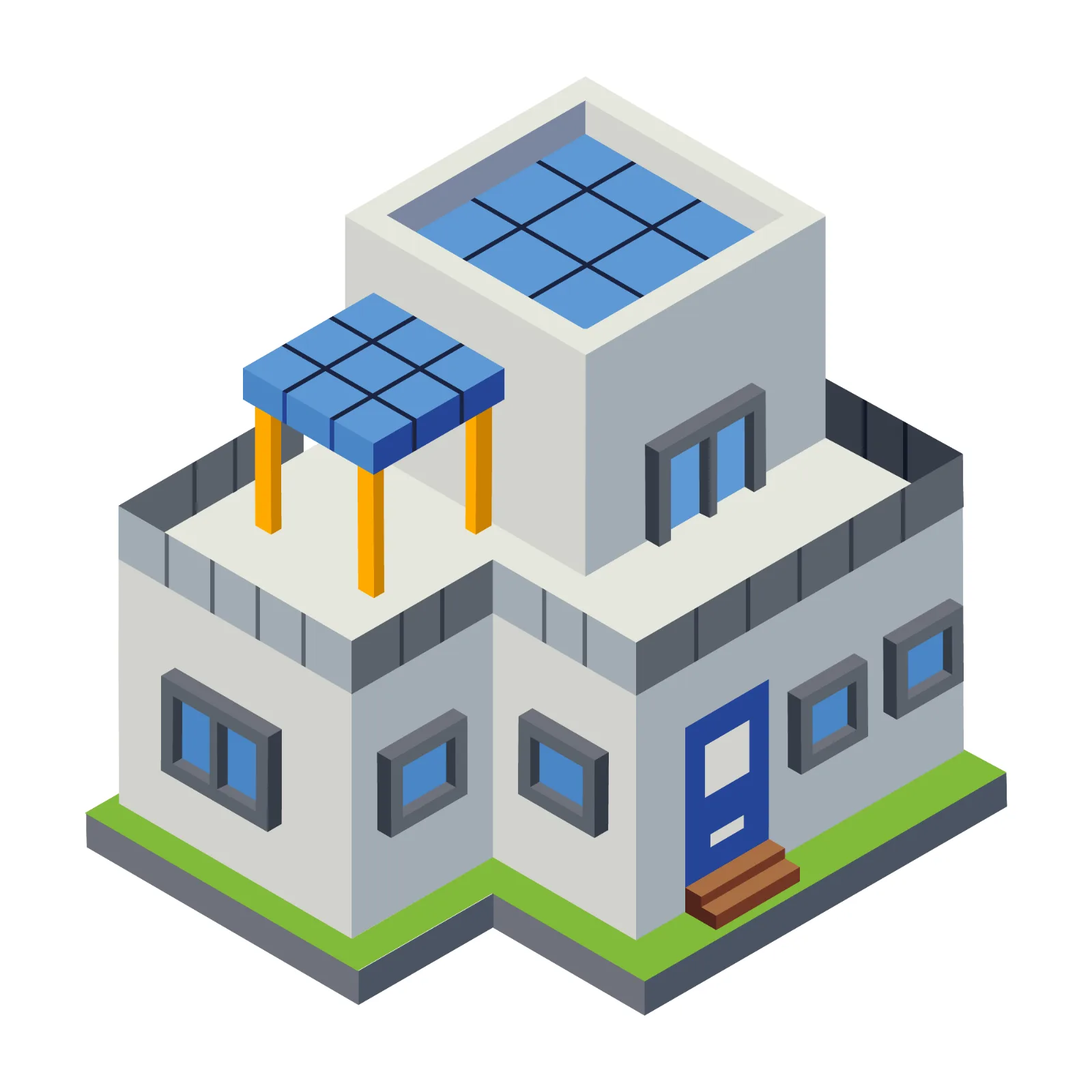 20 Isometric Smart City & Architecture Illustrations (preview 5 of 6)